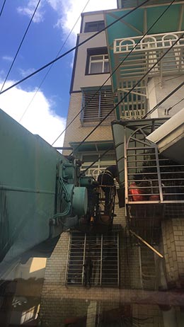士林吊車,台北市雨聲街15巷3樓防水外牆施作